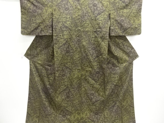 Japanese Kimono / Tsumugi Silk